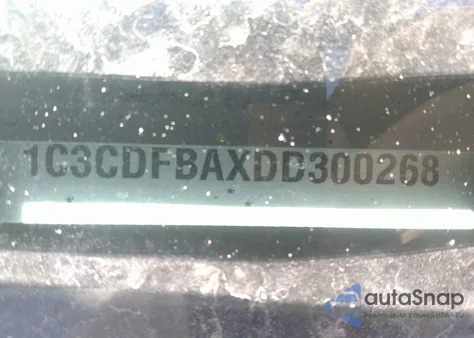 2013 Dodge Dart Sxt/Rallye из США, поврежденный, VIN 1C3CDFBAXDD300268